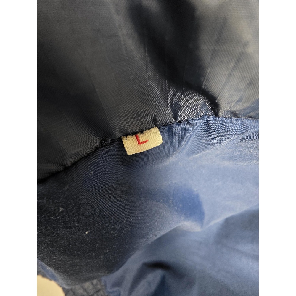 Vintage Benson & Hedges Electric Nights Jacket Mens Large Navy Windbreaker 90s - Picture 7 of 9